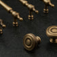 Crown Gold Drawer Handles Pull, Antique Brass Cabinet Door Handles, Dresser Pulls Knobs Handles, Kitchen Knobs handle Wardrobe pull handle