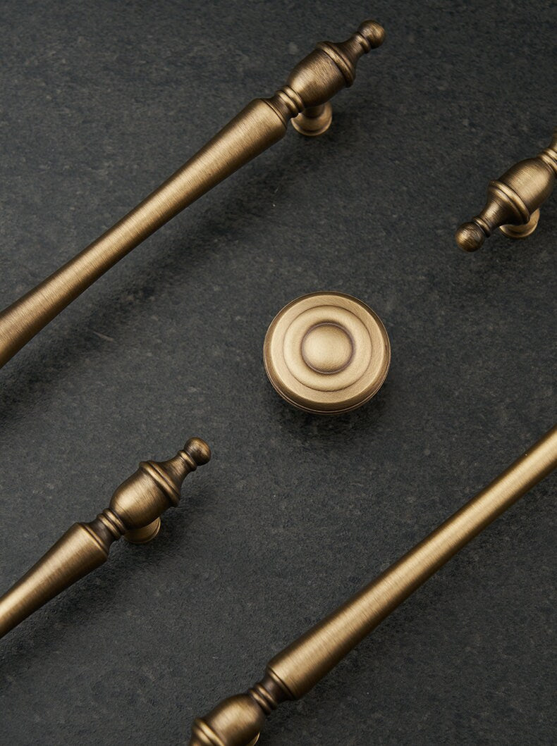 Antique Brass Cabinet Handles Pull, Vintage Brass Door Handles,Dresser handle Drawer Pulls Knobs Handles Kitchen Knobs handle, wardrobe pull