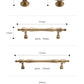 Crown Gold Drawer Handles Pull, Antique Brass Cabinet Door Handles, Dresser Pulls Knobs Handles, Kitchen Knobs handle Wardrobe pull handle