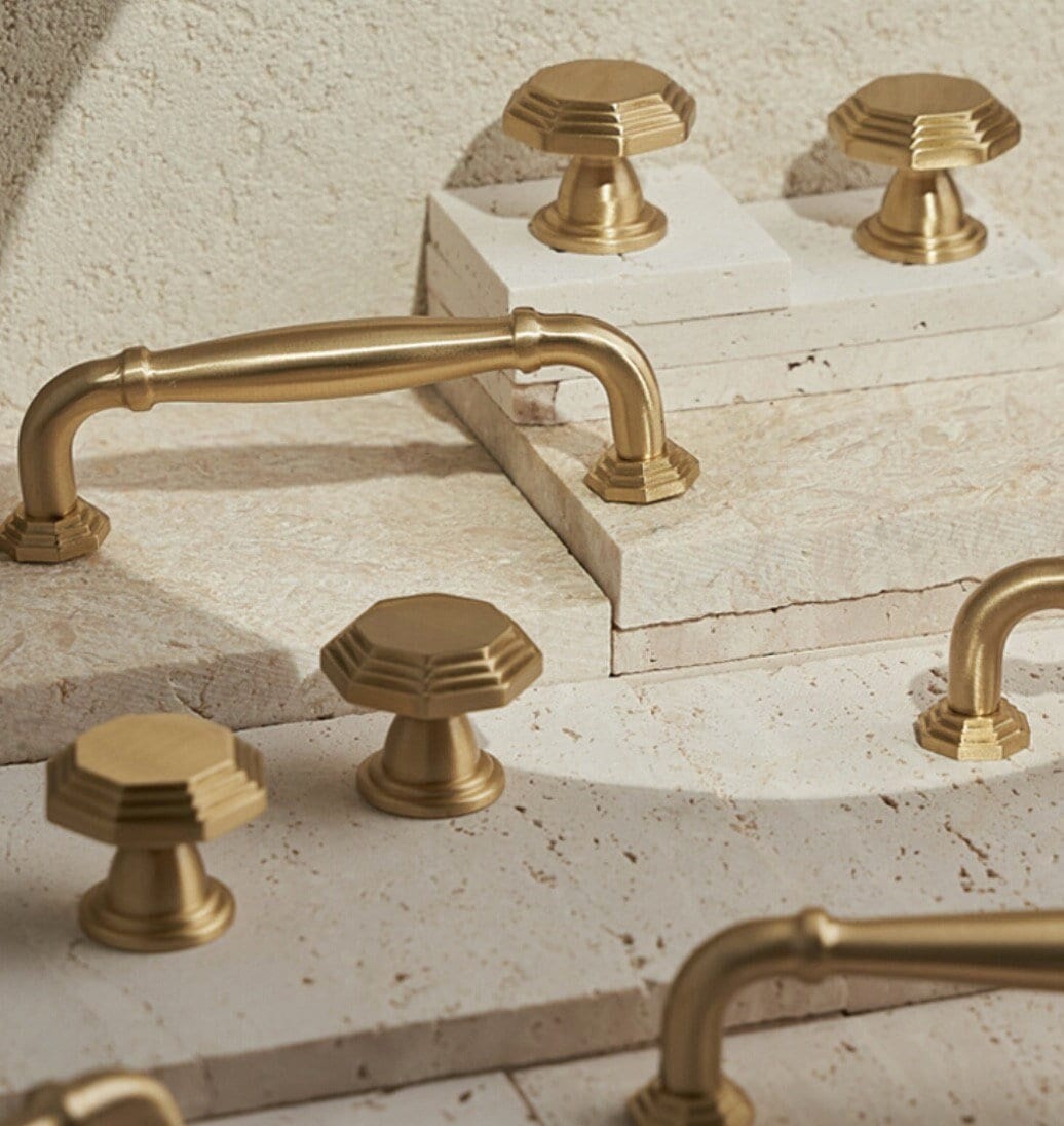 Nordic Cabinet Handles Pull, Drawer Handles Pull, Modern Brass Drawer Pulls Knobs Handles, Wardrobe Knobs handle, Furniture Hardware