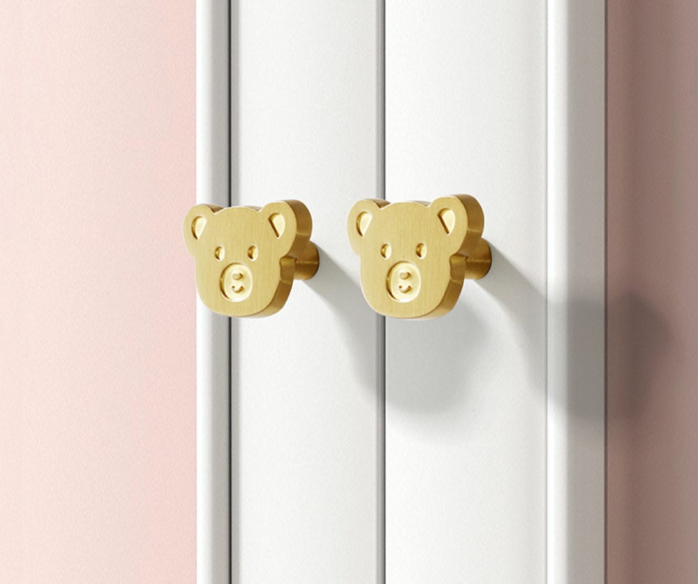 Animal Drawer handle Knobs Cabinet Door Handles nursery room handle bear drawer Knobs and Pulls furniture Handles cabinet Hardware