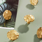 Elegant lotus leafhandle Cabinet Handles Pull Drawer Handles Pull Modern Brass Drawer Pulls Knobs Handles Wardrobe Knobs handle