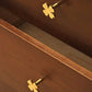 Clover Brass Cabinet Knobs, Flower Dresser Decor, Golden Drawer Pull, Wardrobe handle Pulls Cabinet Door Pulls Knobs, Furniture hardware