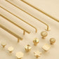 Brass Furniture Handles, Gold Cabinet Handles Pull, Modern Brass Drawer Pulls Knobs Handles, Wardrobe Knobs handle, Furniture Hardware