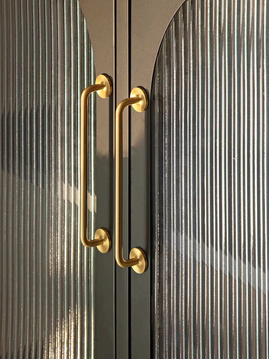 Modern Brass Drawer Pulls Knobs Handles, Gold Cabinet Handles Pull, Dresser handle pull, Wardrobe Knobs handle, Brass Furniture Handles,