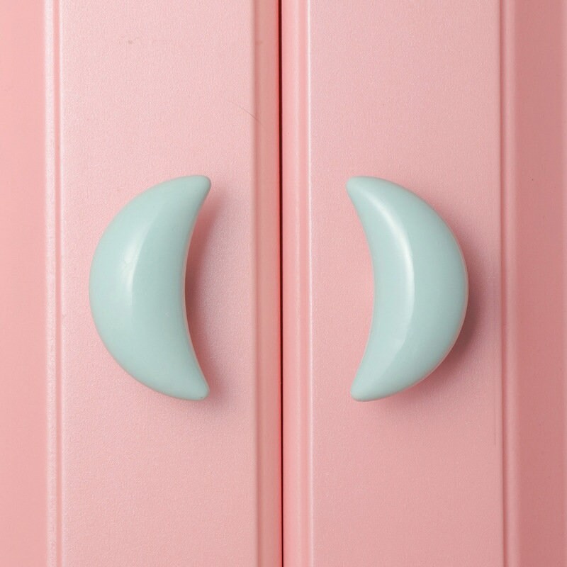 Kids Cabinet Knobs Pulls, Moon Ceramics handle pull, dresser drawer handle knob, Wardrobe handle knob, Nursery Kids Knobs, Unique Home Decor