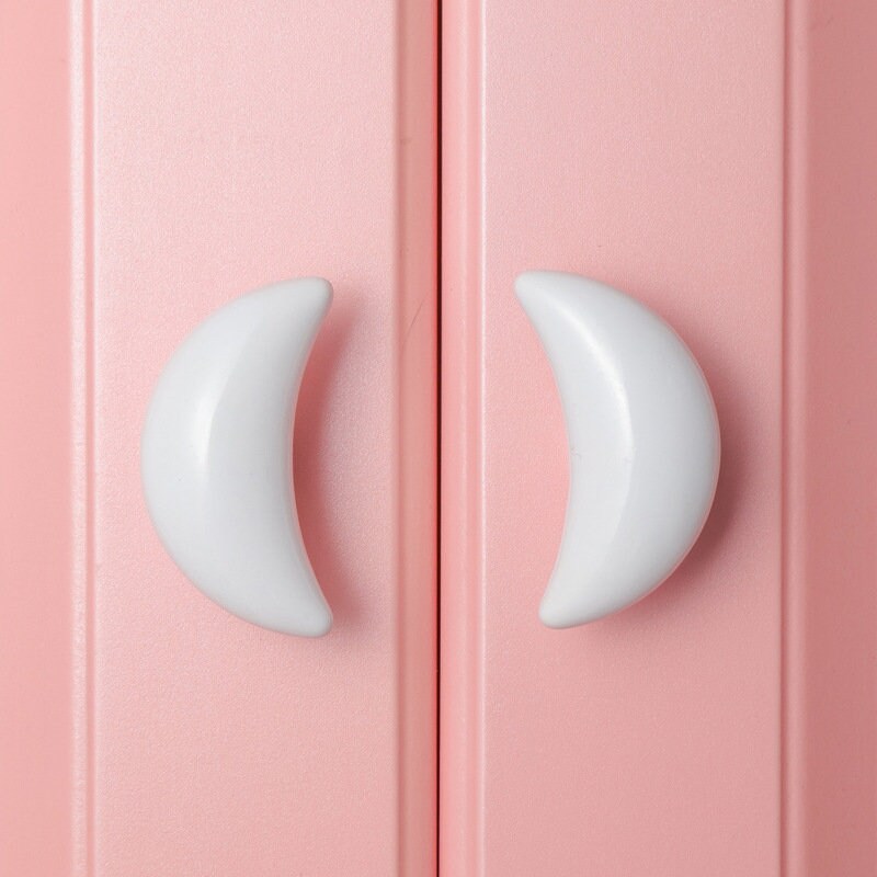 Kids Cabinet Knobs Pulls, Moon Ceramics handle pull, dresser drawer handle knob, Wardrobe handle knob, Nursery Kids Knobs, Unique Home Decor