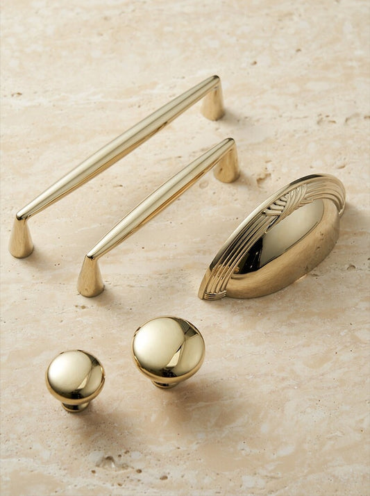 Gold Brass Drawer pulls, Dresser Knobs Handles, Cabinet Pulls Knobs, wardrobe handle pull, Kitchen pull knob,Furniture hardware