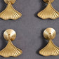 Solid Brass Ginkgo Knobs, leave drop cabinet handle knobs, DIY drawer dresser handle pulls, wardrobe Knob, Cabinet Knobs, furniture hardware
