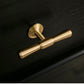 High quality Cabinet Handles Pull Satin Brass Door Handles Brass Drawer Pulls Knobs Handles Wardrobe Knobs handle Furniture Hardware
