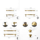 Antique brass Cabinet handle pull Elegant Dresser Knobs Handles Vintage Drawer handle Pulls Cabinet Closet Pulls Knobs Furniture handle pull
