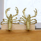 Solid brass Lobster cabinet Knobs, art deco Furniture knobs, diy animals drawer pulls Wardrobe Cabinet Handle Knobs, furniture hardware