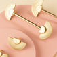Bright Silver Semicircle Cabinet handle Pull, Sunlight Dresser Knobs Handles, Semicircle Unique Drawer handle Pulls Knobs,Furniture hardware
