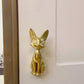 Bright Golden Cat Knobs, Animal Drawer Pull Handle knob Wardrobe handle Pulls Cabinet Pulls Knobs Dresser Knobs Handles Furniture hardware