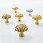 Brass Mushroom Knobs, Umbrella Knobs Drawer Pull, handle pull Wardrobe handle Pulls Cabinet Pulls Knobs Dresser Handles Furniture hardware