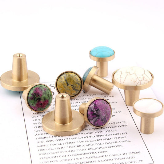 Natural Ore Brass Drawer Pull Knobs, dresser knob, cabinet Handle drawer pulls handle knob, Wardrobe Handle knob pull, furniture hardware
