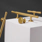 High quality Cabinet Handles Pull Satin Brass Door Handles Brass Drawer Pulls Knobs Handles Wardrobe Knobs handle Furniture Hardware