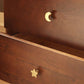 Brass star moon Knobs, nursery room knobs, twinkle Furniture knobs, Flower drawer pulls , wardrobe Knob, Cabinet Knobs, furniture hardware