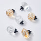 Champagne gold egg Cabinet handle Knobs Round drawer pull dresser knobs handle Wardrobe Knob Transparent handle knob furniture hardware