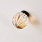 Champagne gold egg Cabinet handle Knobs Round drawer pull dresser knobs handle Wardrobe Knob Transparent handle knob furniture hardware
