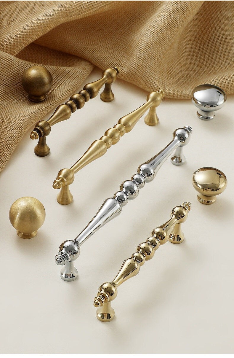 High-quality Cabinet handle pull, Brass Dresser Knobs Handles, Drawer handle Pulls Cabinet Pulls Knobs, Furniture handle pull