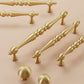 Brushed brass Drawer handle pull, Brass Dresser Knobs Handles, Cabinet handle Pulls WardrobePulls Knobs, Kitchen knob Furniture handle pull
