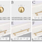 Brushed Brass Cabinet Pulls, Minimalist round ball Drawer Pulls Knobs Handles, Gold Dresser Knobs handle, Kitchen knob, Furniture Hardware