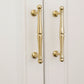 Brushed Brass Cabinet Pulls, Minimalist round ball Drawer Pulls Knobs Handles, Gold Dresser Knobs handle, Kitchen knob, Furniture Hardware