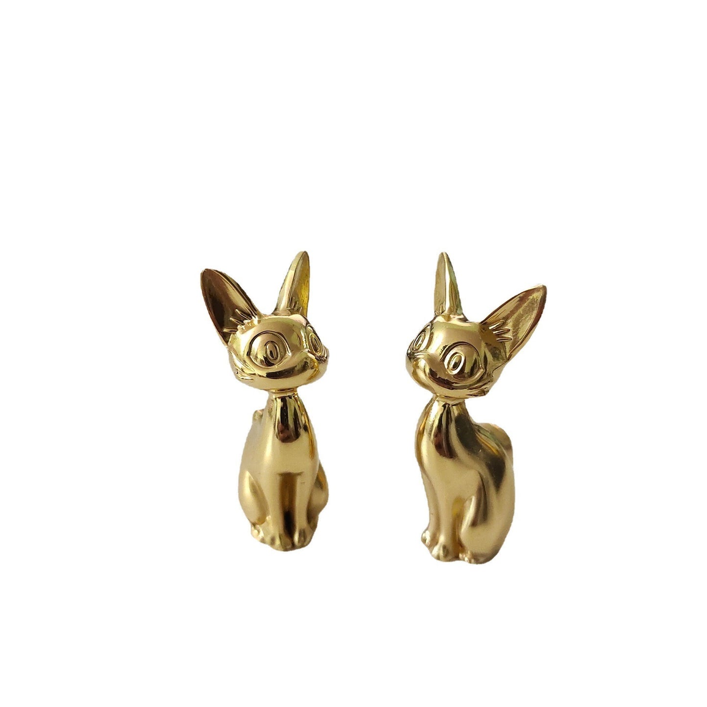 Bright Golden Cat Knobs, Animal Drawer Pull Handle knob Wardrobe handle Pulls Cabinet Pulls Knobs Dresser Knobs Handles Furniture hardware
