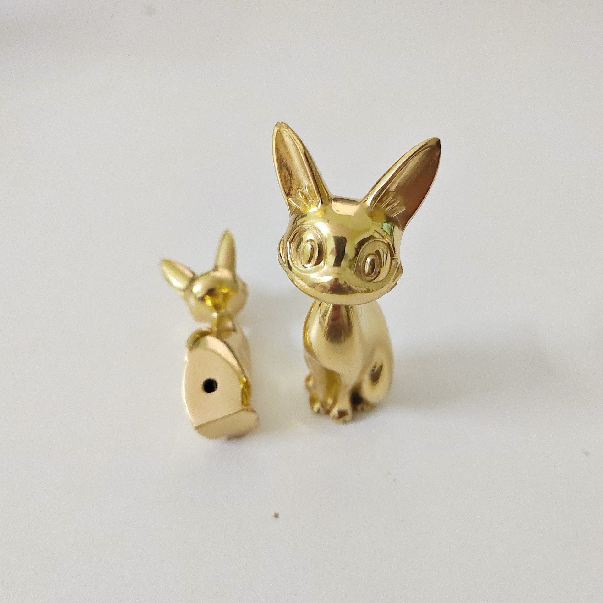 Bright Golden Cat Knobs, Animal Drawer Pull Handle knob Wardrobe handle Pulls Cabinet Pulls Knobs Dresser Knobs Handles Furniture hardware