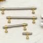 Elegant Golden grey Cabinet Pulls Knob Brushed brass Drawer Pulls Knobs Handles Gold Dresser,Wardrobe Knobs handle Modern Furniture Hardware