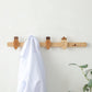 Natural wood Wall Hooks, Nordic Nursery Wall Decor, Cute vegetable wall hook for kids, Wood bag Hooks, Towel Wall Hook Coat Hangers Rack