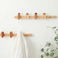 Natural wood Wall Hooks, Nordic Nursery Wall Decor, Cute vegetable wall hook for kids, Wood bag Hooks, Towel Wall Hook Coat Hangers Rack
