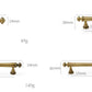 Antique Brass Cabinet Handles Pull Satin Brass Door Handles Gold Crown Drawer Pulls Knobs Handles Dresser Knobs handle Wardrobe handle pull