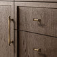 Antique Brass Cabinet Handles Pull Satin Brass Door Handles Gold Crown Drawer Pulls Knobs Handles Dresser Knobs handle Wardrobe handle pull