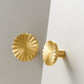 Brass Sunshine Knobs, Semicircle Drawer Pull, Golden Dresser Knobs Handles, Wardrobe handle Pulls Cabinet Pulls Knobs, Furniture hardware