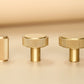 Golden Brass Knurled Cabinet Handles Pull, Satin Brass Door Handles, Drawer Pulls Knobs Handles Dresser Knobs handle Wardrobe Furniture pull