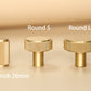Antique Brass Knurled Cabinet Handles Pull, Satin Brass Furniture Door Handles Drawer Dresser Pulls Knobs Handles Kitchen knob wardrobe pull