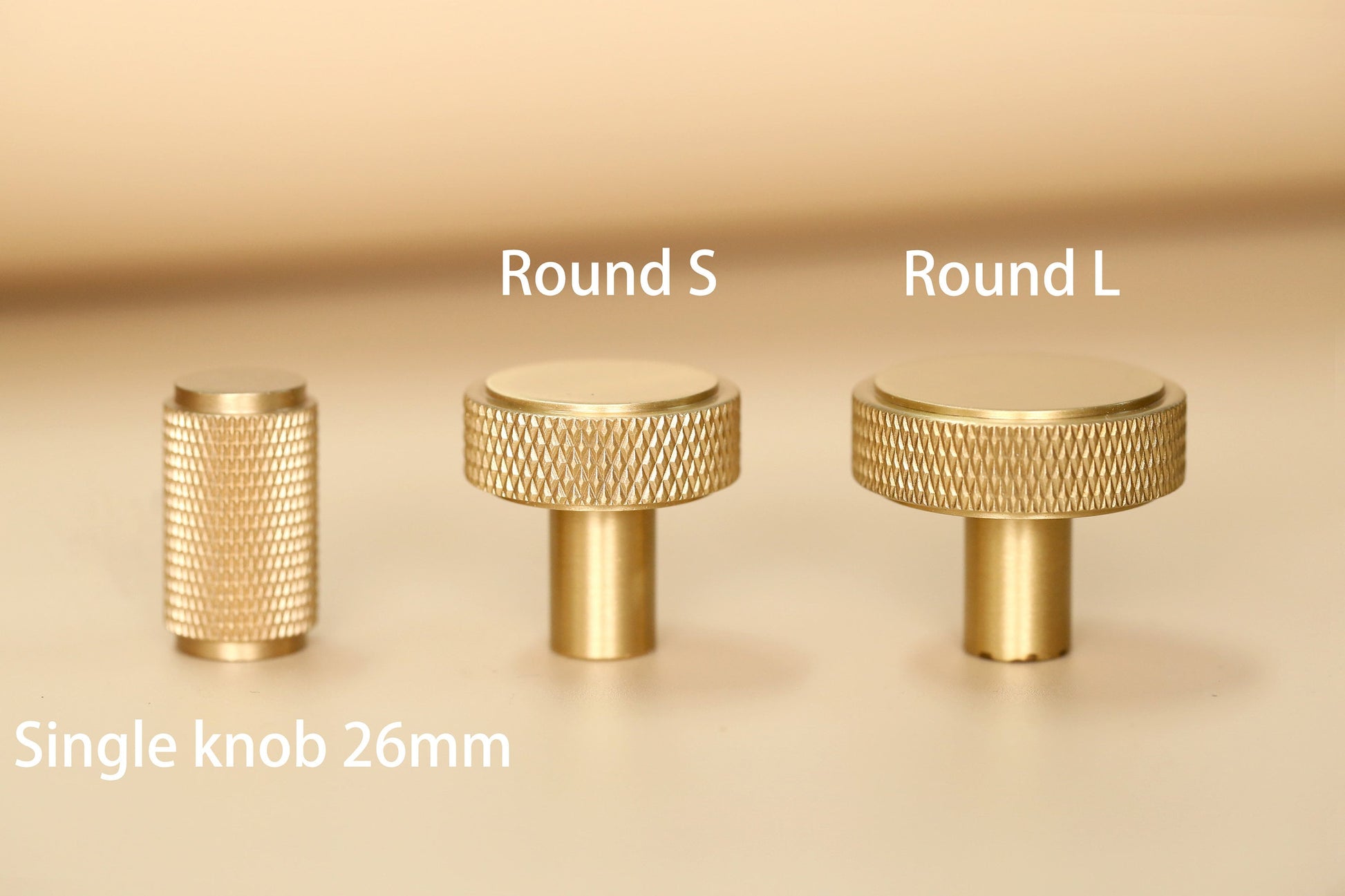 Antique Brass Knurled Cabinet Handles Pull, Satin Brass Furniture Door Handles Drawer Dresser Pulls Knobs Handles Kitchen knob wardrobe pull
