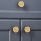 Waves Cylindrical Cabinet handles Pulls, Brass Drawer Drop Knobs Pulls Handles, Golden Dresser Knobs handle Wardrobe knob Furniture Hardware