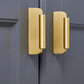 Waves Cylindrical Cabinet handles Pulls, Brass Drawer Drop Knobs Pulls Handles, Golden Dresser Knobs handle Wardrobe knob Furniture Hardware