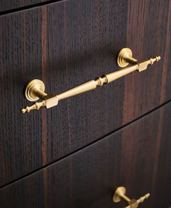 Luxury brass Cabinet handles Knobs, Unique geometric Drawer Dresser pulls Knobs Wardrobe handle pull doorknob Furniture hardware