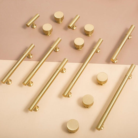 Brass Stripe Cabinet Pull Knobs handle, Boho Gold brass knobs dresser handle knob Drawer Pulls Knobs Handles,Soild Brass boho wardrobe Pulls