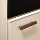 Flat Walnut Cabinet handles pulls, wood Drawer Dresser handles pull, wardrobe handle pull, Kitchen pull knob, wood handle,Furniture hardware