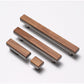 Flat Walnut Cabinet handles pulls, wood Drawer Dresser handles pull, wardrobe handle pull, Kitchen pull knob, wood handle,Furniture hardware