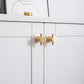 Cylindrical Brass Drawer pulls Golden Dresser Knobs Handles Cabinet Pulls Knobs Wardrobe handle pull Kitchen pull knob Furniture hardware