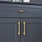 Solid Brass Cabinet Handles Pull Satin Brass Door Handles Gold Crown Drawer Pulls Knobs Handles Dresser Knobs handle Wardrobe handle pull