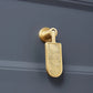Waves Cylindrical Cabinet handles Pulls, Brass Drawer Drop Knobs Pulls Handles, Golden Dresser Knobs handle Wardrobe knob Furniture Hardware