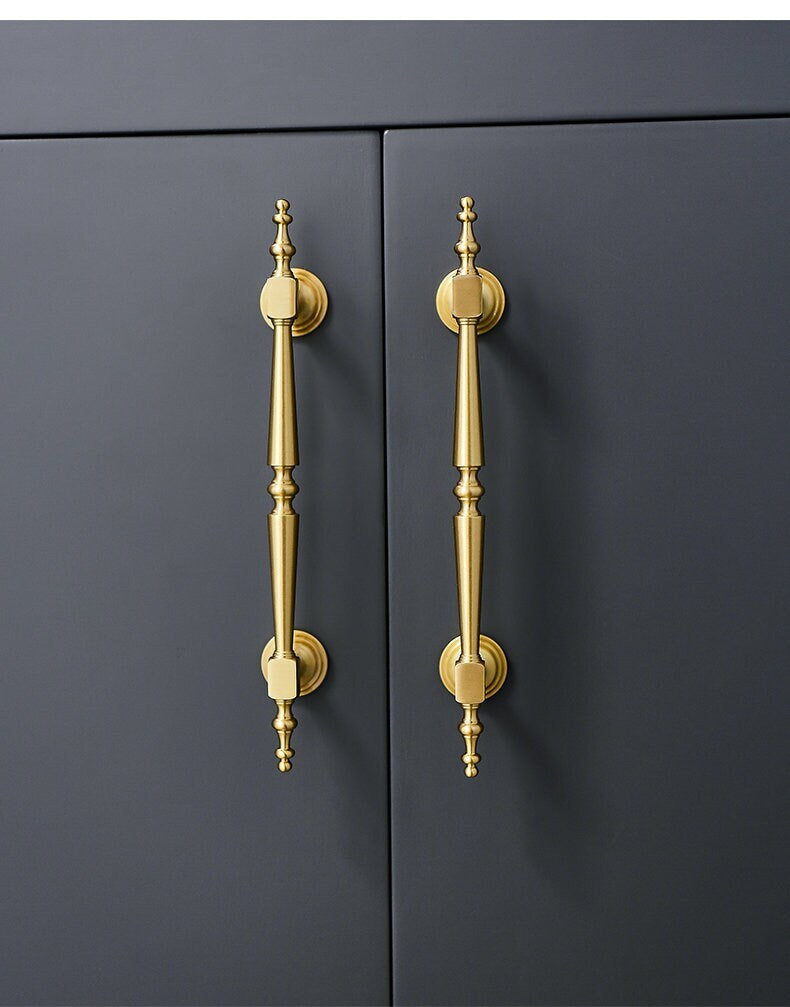 Luxury brass Cabinet handles Knobs, Unique geometric Drawer Dresser pulls Knobs Wardrobe handle pull doorknob Furniture hardware