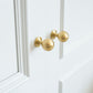 Satin Brass Door Handles, Minimalist Brass Drawer Pulls Knobs Handles, Cabinet Round Handles Pull, Wardrobe Knobs handle Furniture Hardware